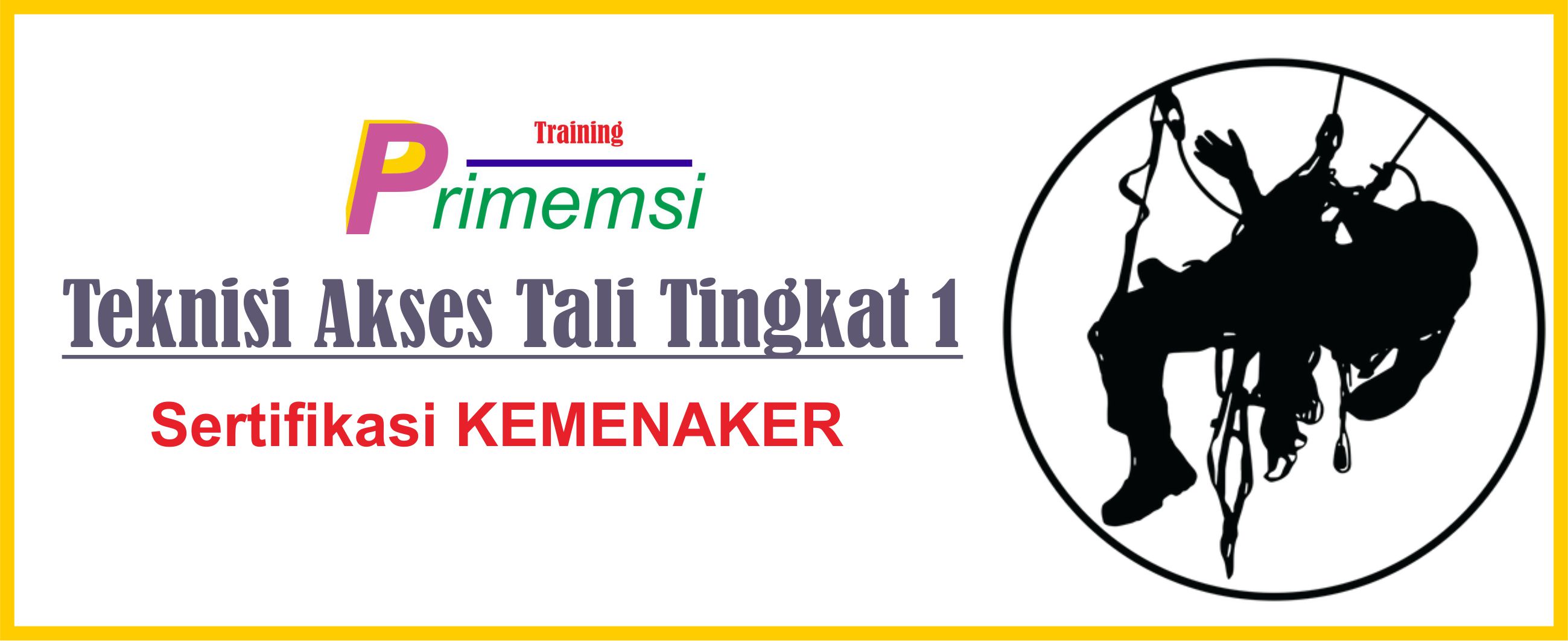 training teknisi akses tali Tingkat 1 sertifikasi KEMENAKER