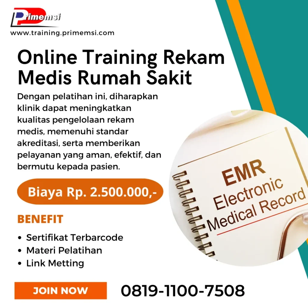 Brosur Training Rekam Medis Rumah Sakit