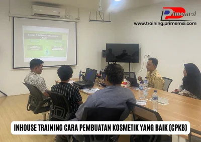 Training Cara Pembuatan Kosmetik yang Baik (CPKB)